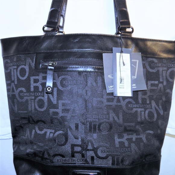 NWT Bag tote K.Cole lap top carrier Black weekender DISCOUNT SHIPPING!